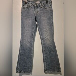 Y2K American Eagle Hipster Blue Jeans Womans Sz 0 Reg. Classic American
